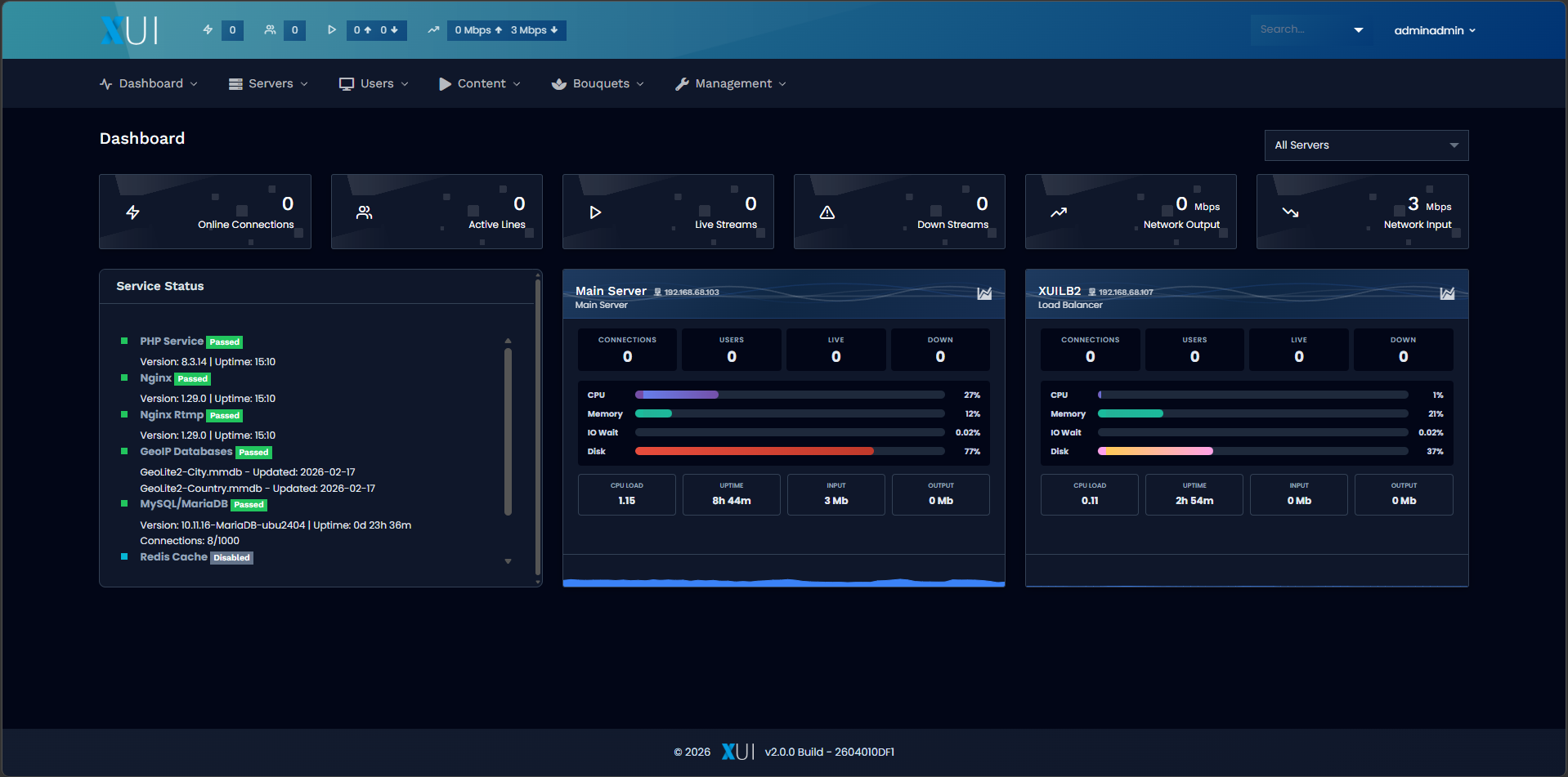 XUI 2.0 Documentation, Setup, API, Commands and System Guides