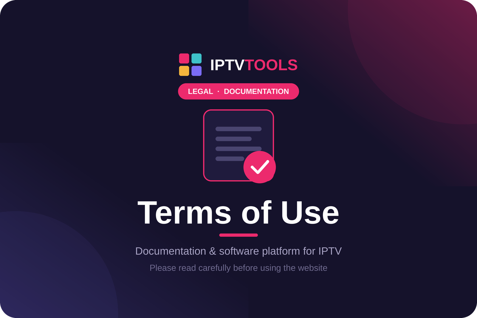 Terms of Use
